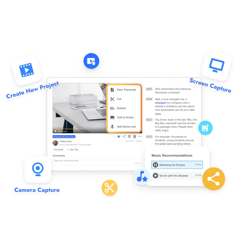 Audio to video tool for marketing teams helps convert podcast clips, interviews, and voiceovers into polished, shareable videos.